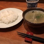 焚菜 - ご飯とスープ
