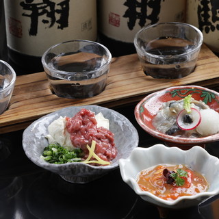 料理長が織りなす、日本酒で魅了する道内外の珍味