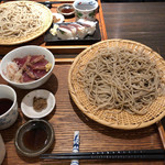 そば切り 黒むぎ - 鰹の漬け丼セット 蕎麦は大盛り