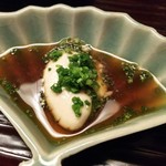 道人 - ●カレイの肝、割り醤油