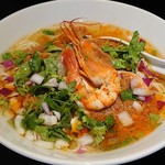 鶏そば・ラーメン Tonari - 冷やし海老塩そば大盛り1,300円