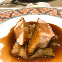 ビストロ ボンファム - ホロホロ鶏の赤ワインソース