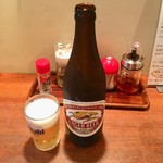 福寿 - 瓶ビール＠500円