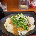 Kare Udon Fuukidou - 冷やしカレーうどん大盛+味玉