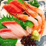 さかな屋 撰鮮 - 中トロ、ブリ、甘エビ