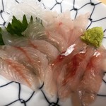 Gurnard sashimi