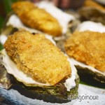 酒亭赤坂かねさく - 岩牡蠣（カキフライ）