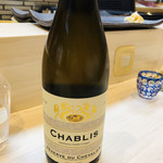 松寿司 - お寿司にも合います辛口のシャブリ。