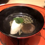 熊魚菴 本店 - 水無月真蒸、鱧、海老、柚子、じゅん菜