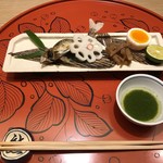 熊魚菴 - 焼肴、琵琶湖の鮎、蓼酢