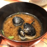 熊魚菴 - 止椀、赤出汁