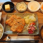 カフェ•レストラン きんぎょ食堂だいず - ノンフライチキンカツ