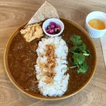 はらっぱカレー店 - ラム、チキンハーフです。