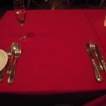 アル マンドリーノ - テーブルセッティング