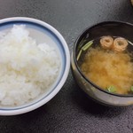Yurui No Yado Keizan - ご飯と味噌汁 味噌は信州味噌