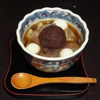 自家製　白玉あんみつ