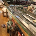 鉄道Cafe はるか - ポイント切り替え中