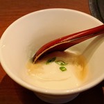生粋 - 生豆腐のホタテのジュレがけ