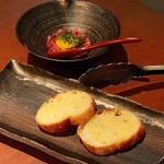 生粋 - ユッケのブルスケッタ