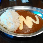 CURRY NO CHIKARA - ちから肉抜きチーズ乗せ辛口