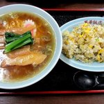 高菜半チャーハン・ラーメン！