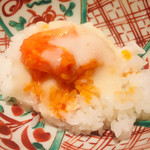 沼田 - TKG：2-3口目は、白トリュフ入メレンゲを掛けて...