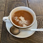 Kou Benishimura Kohi Ten - バスケットランチのスープ