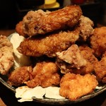揚鶏屋　伊予 - ザンギ盛り合わせ