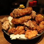 揚鶏屋　伊予 - ザンギ盛り合わせ