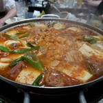 韓国料理 焼肉 こやん - チゲ鍋 辛すぎず美味しい～