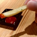 ビアバー ベアー - 【2019.6.28(金)】お通し(ポテトフライ)300円