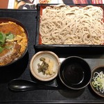 徳樹庵 - ミニヒレカツ丼+蕎麦の定食 1,134円