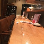 酒と料理のなつ - カウンター席