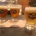 YONA YONA BEER WORKS - 3種類飲み比べ  1,280円 よなよなエール、インドの青鬼、僕ビール君ビール
