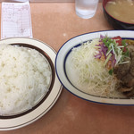 洋庖丁 - 料理写真:からし焼肉ランチ 並