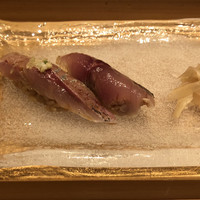 鮨 石島 - 〆鯖 鯵
                    