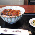 下諏訪 うなぎ小林 - うな丼＠１７８５（12’1月）