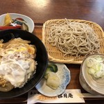 手打ちそば 松月庵 - カツ丼セット