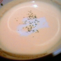 鉄板焼 天 六本木 - にんじんのポタージュ♪