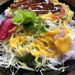 カフェアンドショップ ロータスランド - 2019/06/29
      きまぐれサラダ 450円
      おまかせセット 550円
      和パフェ 620円
      ドリンクセットアイスミルク 190円