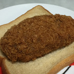 あさの精肉店 - 2019年6月。メンチカツ150円。