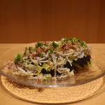 こころや - 水茄子の薬味しらすがけ