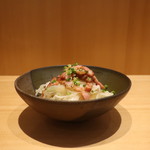 こころや - 新玉ねぎのベーコンポン酢