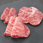 和牛赤身３点盛り【 3Kinds of wagyu beef platter 】