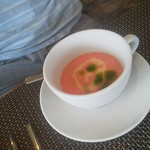 ビストロ セレニテ - シェフの気まぐれの冷製スープ