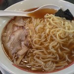 幸楽苑  六本木店 - スープの味が節系に変わってしまった中華そばの大盛 409円