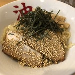 油そば きりん寺 - ゴマも健康に良いですよね。