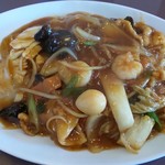 中華料理　五行山 - 五目あんかけ焼きそば