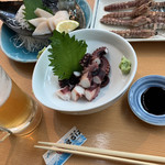 まるは食堂 - タコブツ、シャコ、平貝