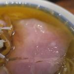 中華そば しば田 - 味玉煮干しそば　ズームアップ